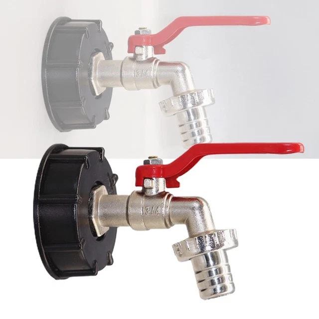 Vanne Papillon De Rechange Pour Cuve IBC Jusqu'à 1000L - Adaptateur Bride DN40 (62mm) - Aluminium - TOOLSTAR