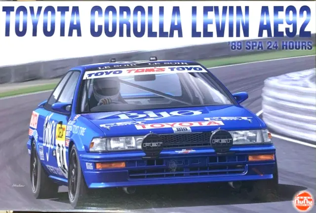 1/24 Modern Race Car: Toyota Corolla Levin AE92 "89 SPA" :#24016: PLATZ/NUNU