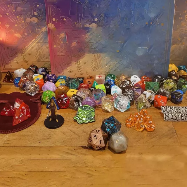 Random Dice Advent Calendar 24 Day Countdown Calendar Dice RPG DND 2