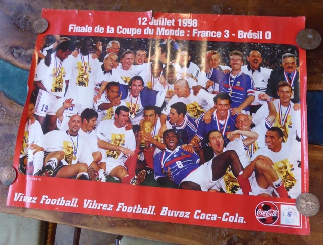 Rare Jumelle coupe du monde 98 France 98 Zidane Vintage A