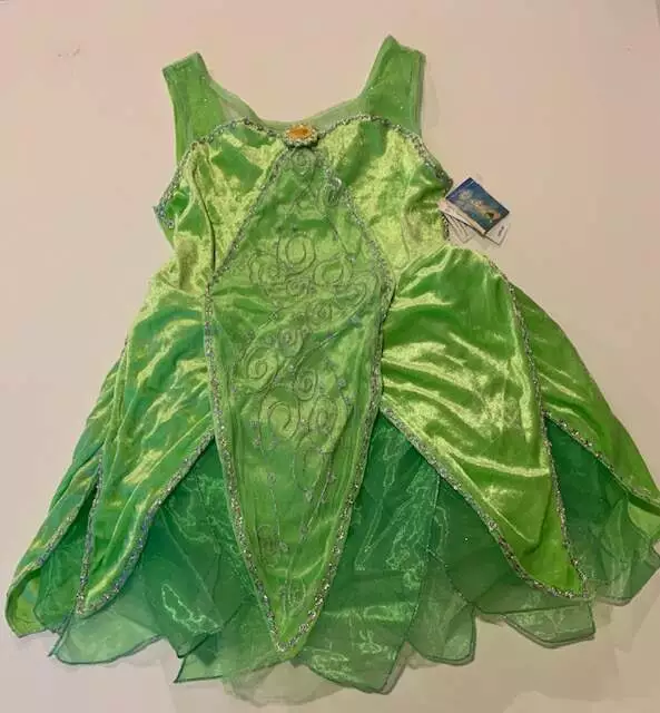 DISNEY STORE TINKER BELL PRINCESS DRESS-UP COSTUME 10-12 Tinkerbell ...