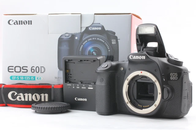 Canon EOS 60D 18.0MP Digital SLR Camera Body from Japan [NEAR MINT] #0852