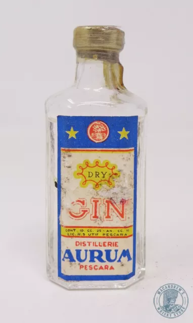 Miniature / Mignon Dry Gin AURUM (b)