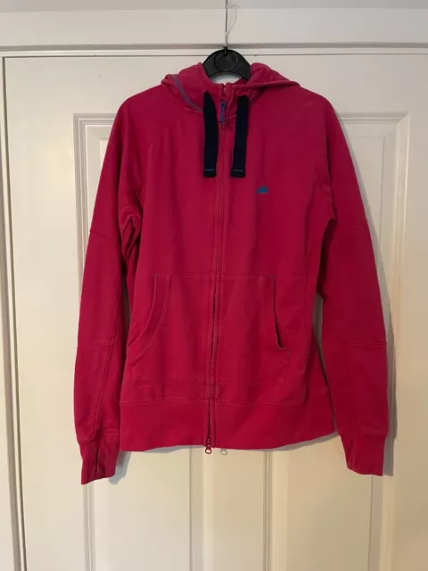 Harry Hall Ladies UK Size 12 (EU 40) Red/Pink Full Zip Horse Riding Jumper