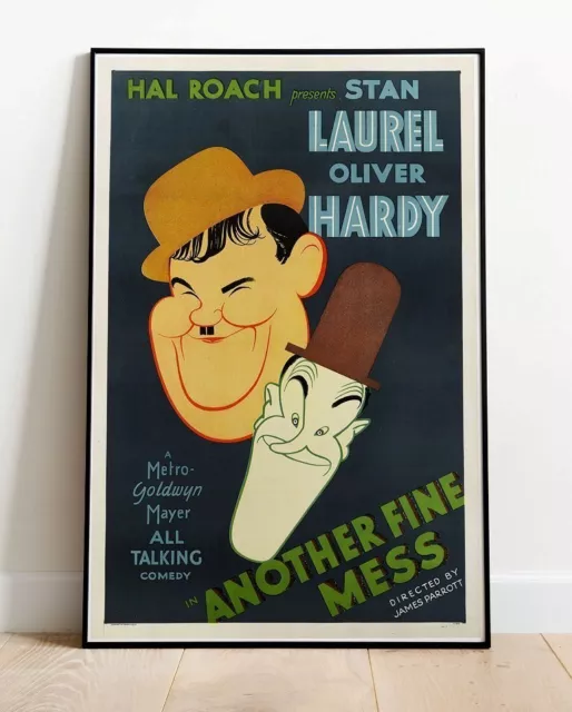 LAUREL & HARDY ANOTHER FINE MESS  Film REPRO Poster 36'' by24'' (similar to A1 )