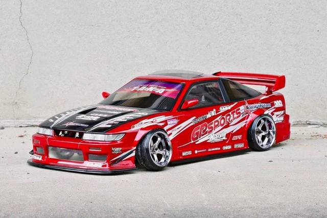 YOKOMO SILEIGHTY BODY only 1/10 RC Drift Body Painted Wrap-Up Wing £260 ...