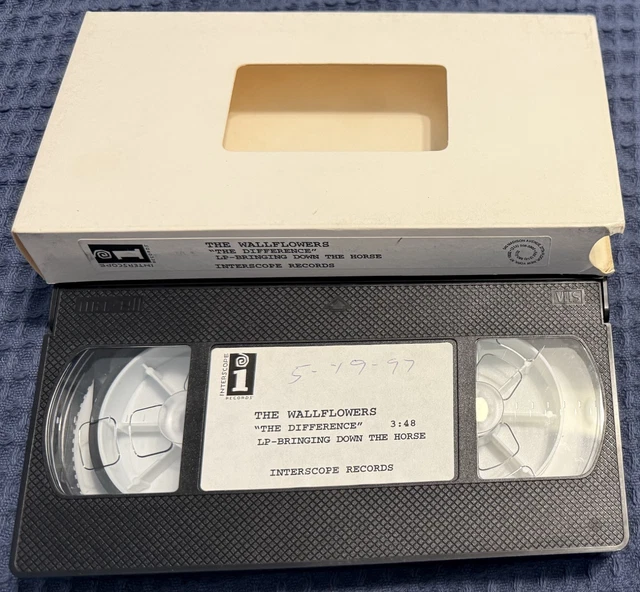 THE WALLFLOWERS-THE DIFFERENCE/1997 Interscope Recs Vhs Single Promo ...