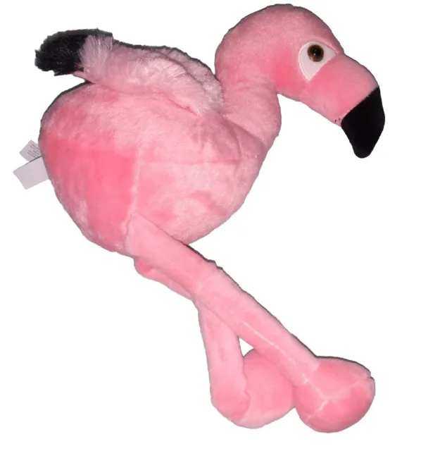 The Petting Zoo Pink Flamingo Plush (13" Inches)