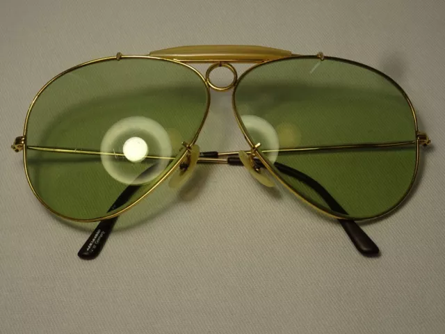 Vintage Ray Ban Aviator Shooter Sunglasses Made in West Germany Read Description
