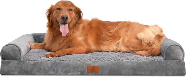 Orthopedic XL Dog Bed, Washable Dog Bed with Removable Cover, Memory Foam Bed