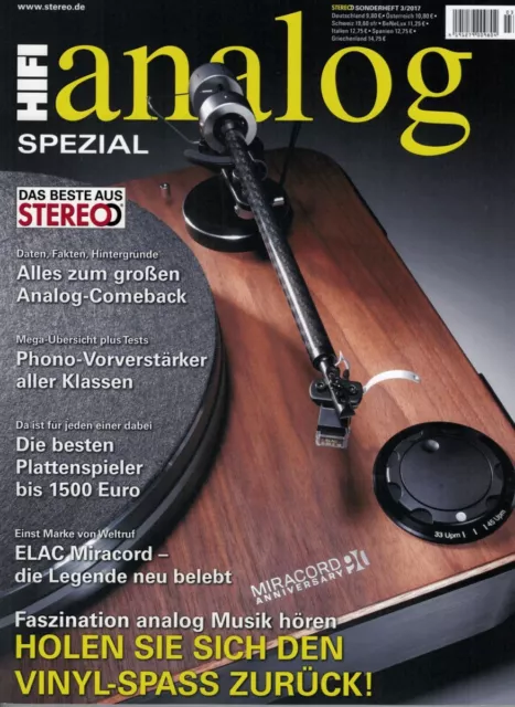 HIFI analog SPEZIAL Sonderheft 3/2017 der STEREO - Redaktion