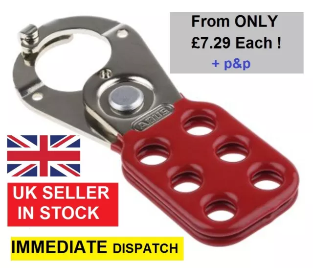 Abus Lock Out Hasp P/N 712-595 SOLO £7,29 ciascuno +p&p!