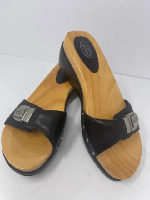 Dr Scholls Original FLARE Exercise Sandal Shoes Brazil Black Size 8