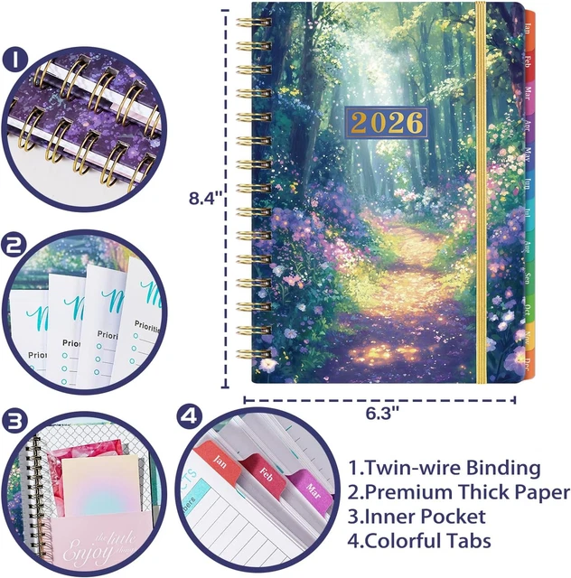 2026 PLANNER - Planner 2026 Weekly and Monthly from Jan.2026 - Dec.2026 ...