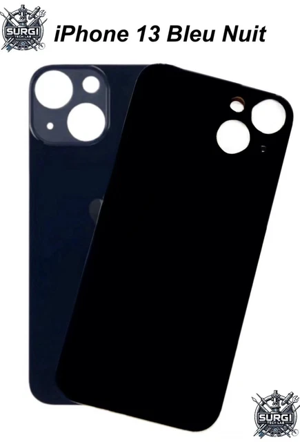 Vitre Arrière De Remplacement Pour IPhone 15 Plus - Couleur Bleu Avec Support Et Lentilles Intégrées - Neuf