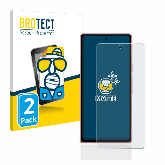 2x Protector Pantalla Antireflejos para Google Pixel 7a Pelicula Protectora Mate