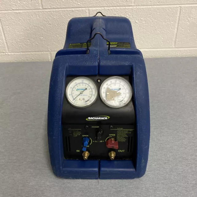 Stinger Bacharach 2000 Refrigerant Recovery System *READ*