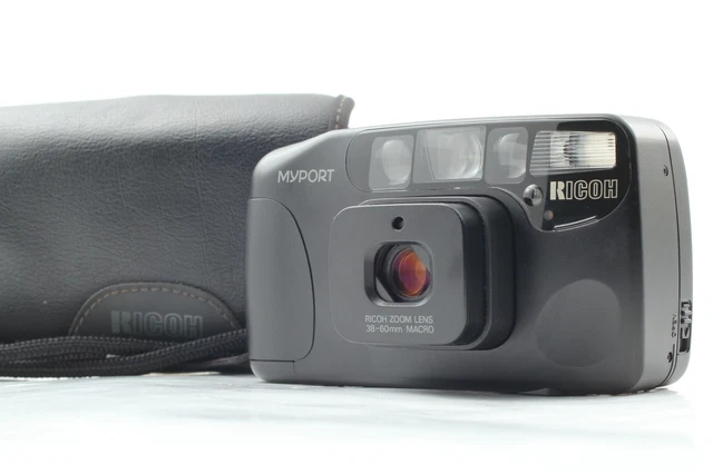 [Exc+3] RICOH MYPORT ZOOM mini P w/case,strap  From JAPAN