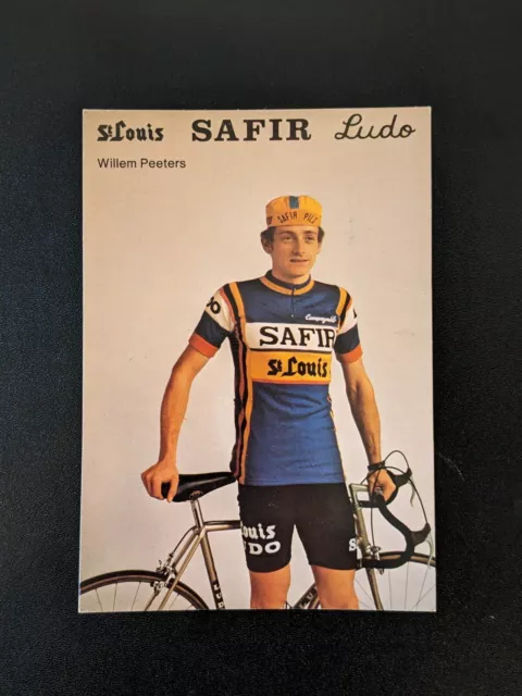 BELGA 1979 Ciclismo Ciclismo WILLEM PEETERS Carta Squadra ST LOUIS SAFIR LUDO