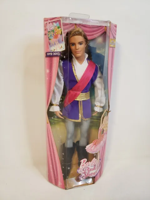 Prince Siegfried Barbie In The Pink Shoes Kendoll 2012 Mattel X8811 Nrfb