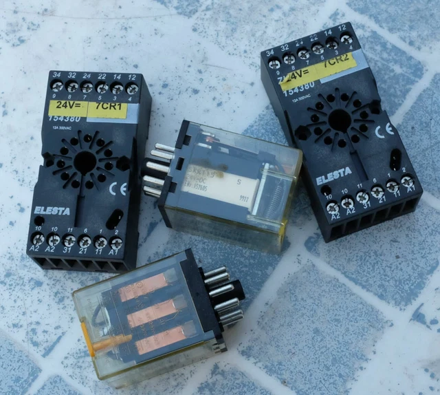 Lot De 5 Bobines électromagnétiques Norgren 13J 24VDC 2W - Occasion, Mais Opérationnelles