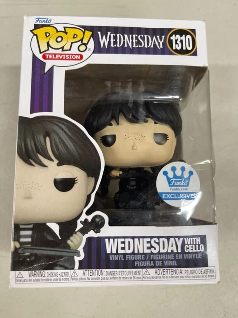 Funko Pop Wednesday #1310 With Cello - New - Casing Slight Damaged