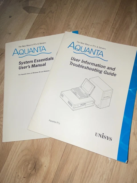 Aquanta System Essentials User's Manual Unisys Windows 95 and Windows 3.1