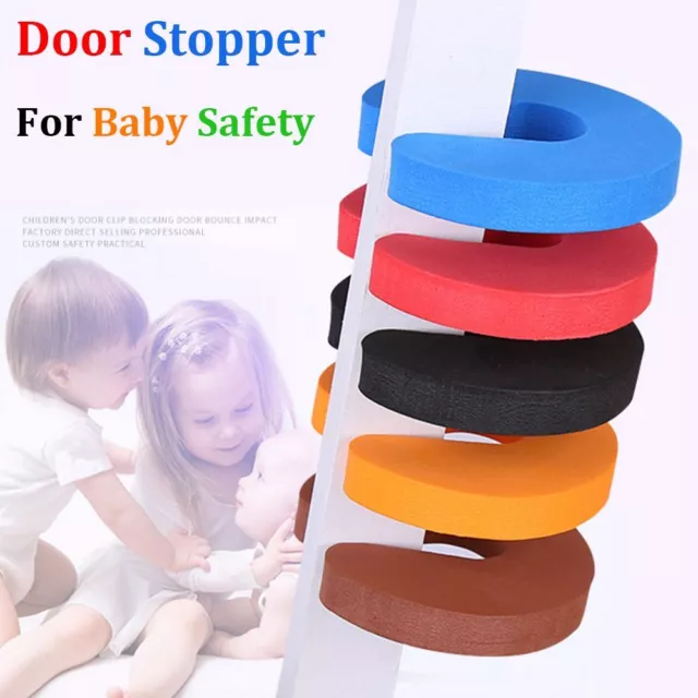 Security Door Clip Soft Baby Kids Safety Guard Finger Protector Door Stopper