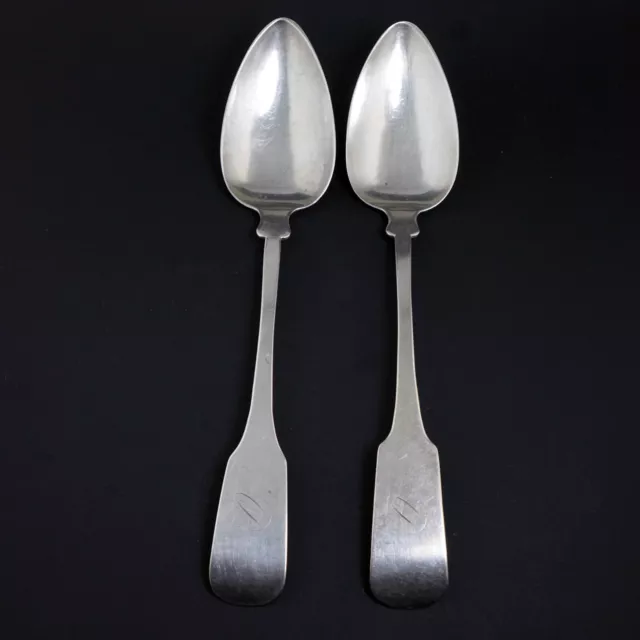 Stunning 19th Century Coin Silver Serving Spoons