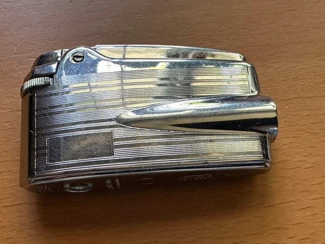 VINTAGE RONSON VARAFLAME Steel 1950’s Iconic Butane Lighter Made in ...