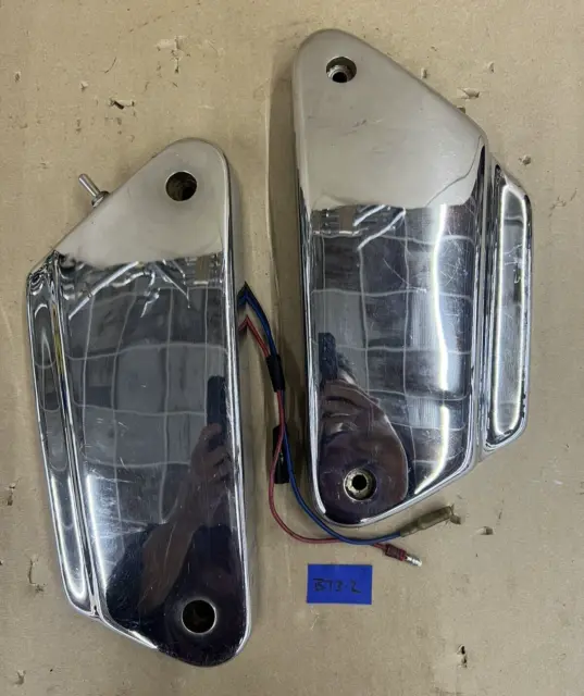 1992 OEM Harley-Davidson FXRS Dyna Low Rider Side Covers Chrome