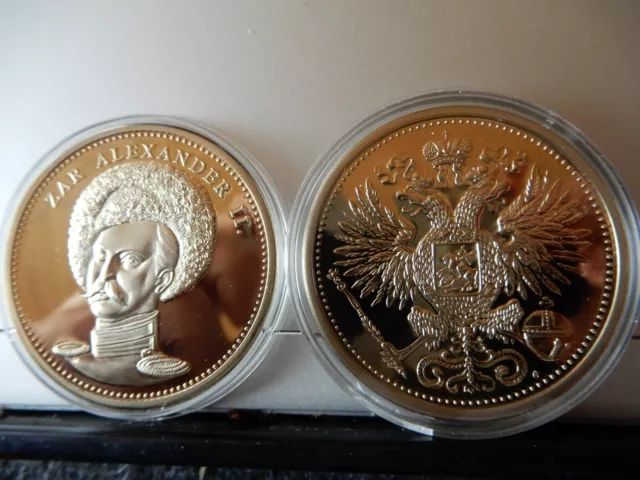 Kupfer-Nickel-Medaille Russland Zar Alexander II.