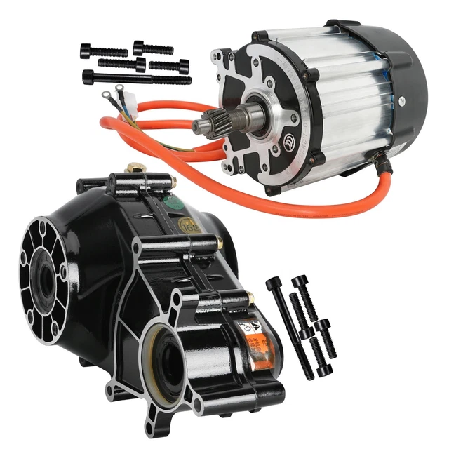 72V 1500W ELECTRIC Differential Motor 16T GearBox EBike Go Kart Buggy