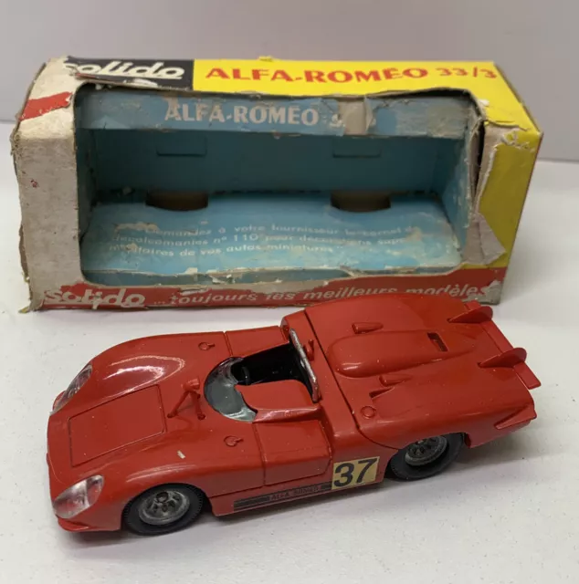 RARE ANCIENNE Voiture Solido Alfa Romeo 33 3 Ref 187 Boite L K EUR 49 99 PicClick FR