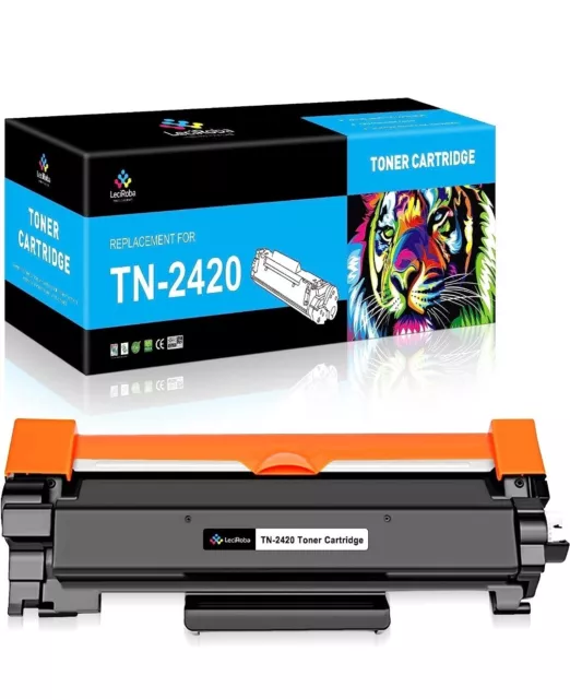 LEMERO 4 Compatible Toner pour Brother TN-2420 TN2420 TN2410 [avec
