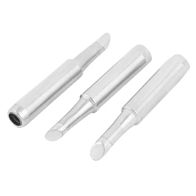 3Pcs 900M-T-4C 60W 4mm Bevel Soldering Solder Screwdriver Iron Tip 42x6.5mm