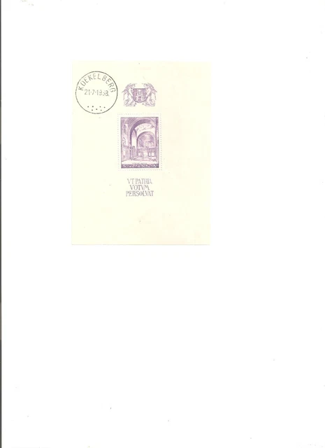 Bloc philatélique de Belgique - N° 9 (COB) - Neuf avec trace de charnière.