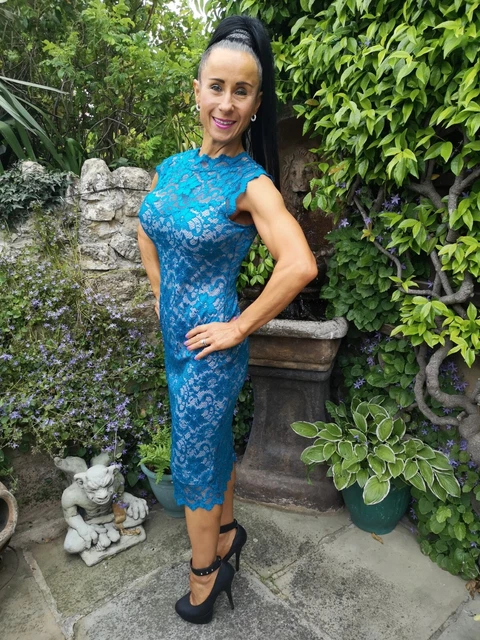 BNWT ~ LIPSY Amy Childs Lexie Turquoise Lace & Nude Cocktail Party Dress  ~Uk 12 19.99 - PicClick UK