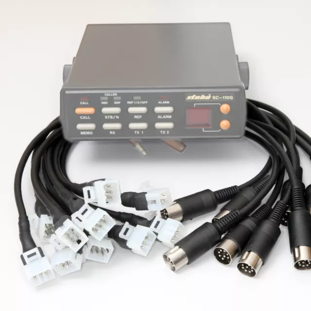 1 neues Anschluss-Kabel für Stabo SC 110G 5 Folgeton Selektivruf Encoder Decoder