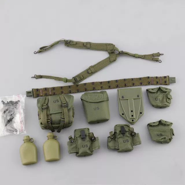 Soldier Story SS089 1/6th US 82 Airborne Panama Old School Strap Belt Pouches