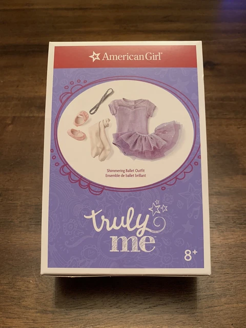 American Girl Shimmering Ballet Outfit Purple New In Box Sealed