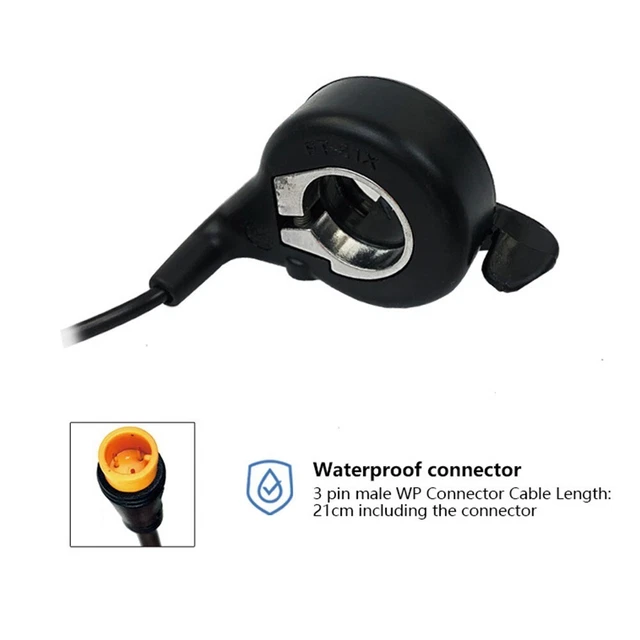 Accélérateur De Vélo Électrique Jeffergarden 300X - Universel, Connecteur Étanche, Pour Conversion