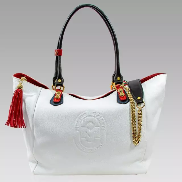 Marino Orlandi Womens Bag Purse Handbag Shoulder Bag Brown Leather | eBay