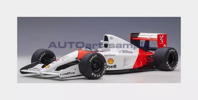 1:18 AUTOART Mclaren F1 Mp4/6 Honda #2 Japan Gp 1991 G.Berger White Red AA89152