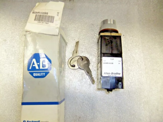 Allen-Bradley Small Round Selector Cylinder Lock 800MR-H33BB