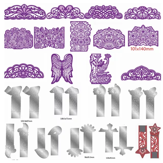 Wrap Lace Layers Edge Cutting Dies Stencil Scrapbooking Album Embossing Card DIY