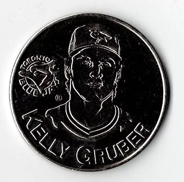 1991 Kelly Gruber Toronto Blue Jays Commemorative Token