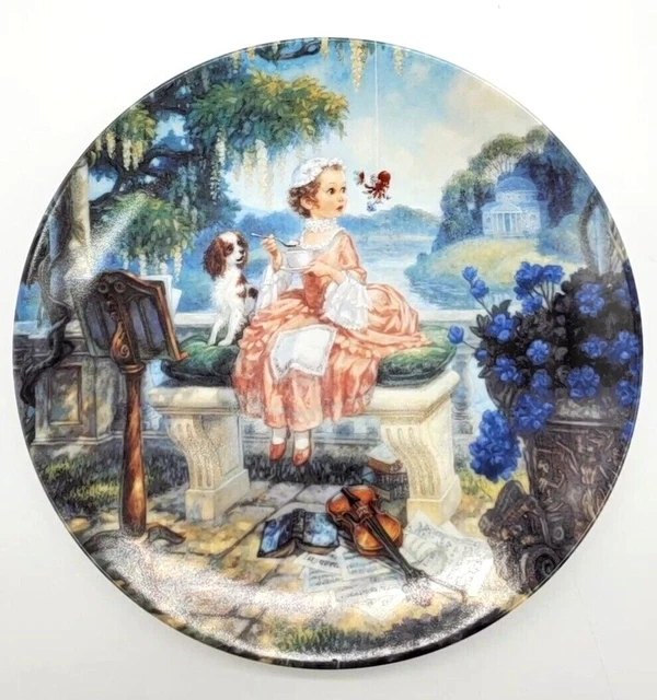 Scott Gustafson Classic Mother Goose "Little Miss Muffet" Collector Plate w/COA