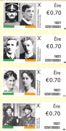 Un Correo Irlandés Oficina de 1916 Easter Rising Envío Sellos