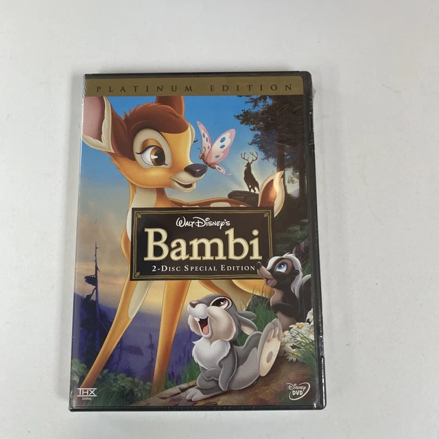 Bambi DVD 2005 2-Disc Set, Special Edition Platinum Edition New Sealed Disney